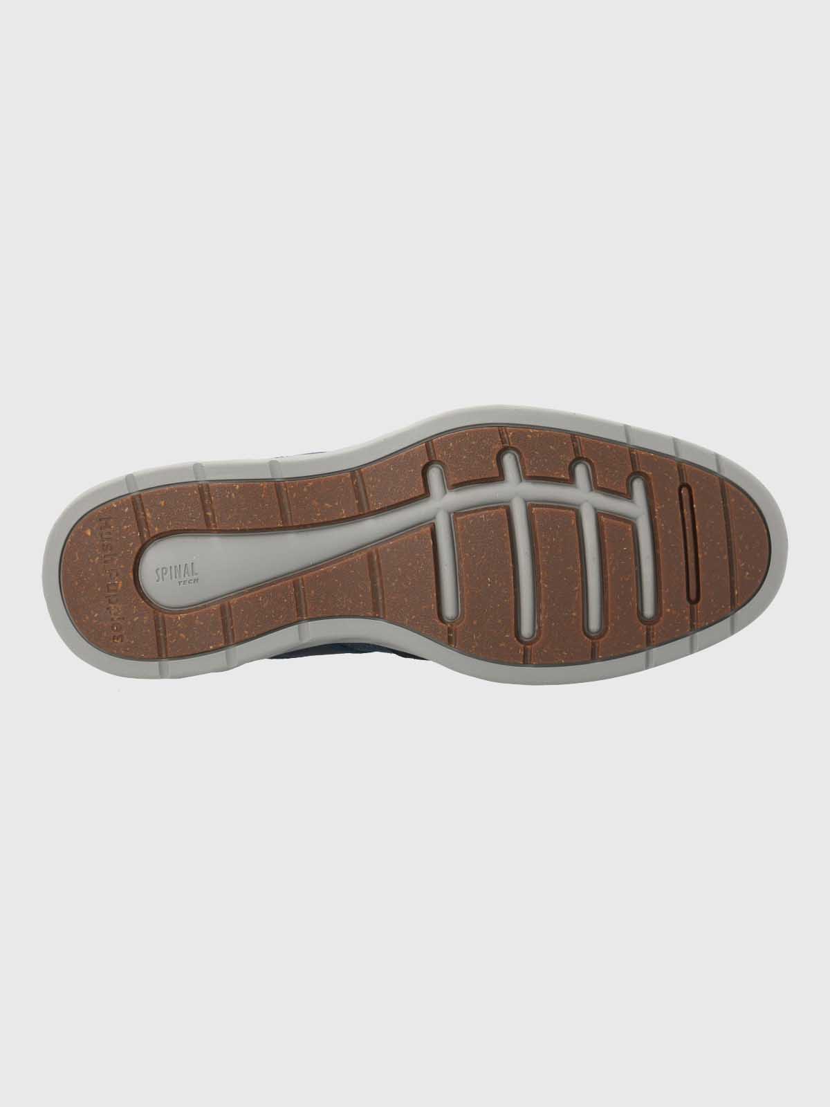 ZAPATILLA CUERO HOMBRE SPINAL WAVE AZUL HUSH PUPPIES - 8