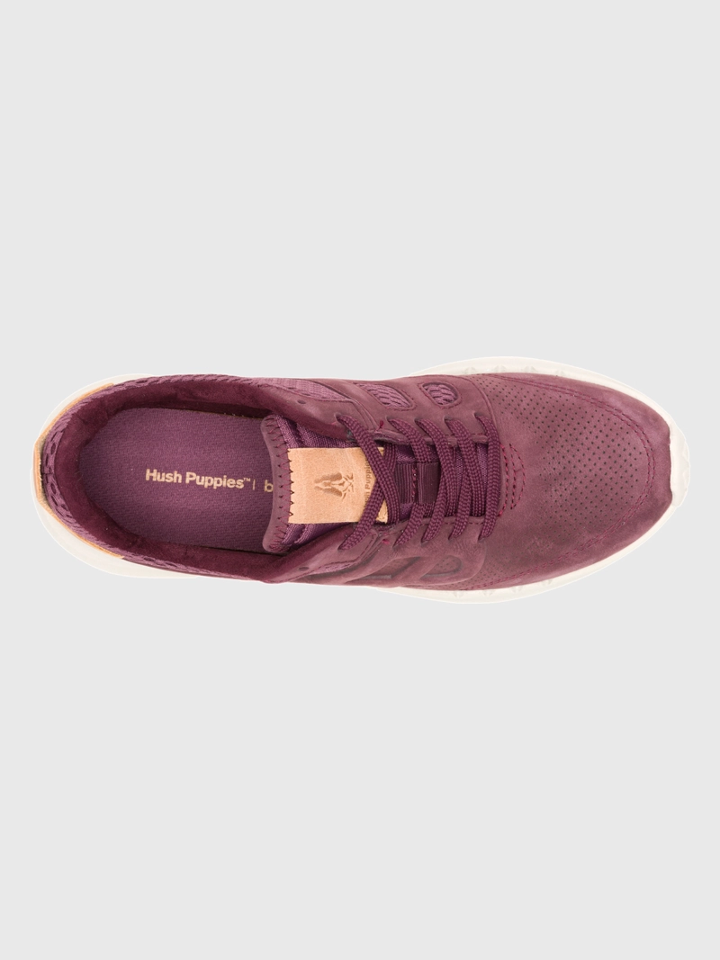 ZAPATILLA CUERO MUJER SEVENTY8 RUN MORADA HUSH PUPPIES - 5