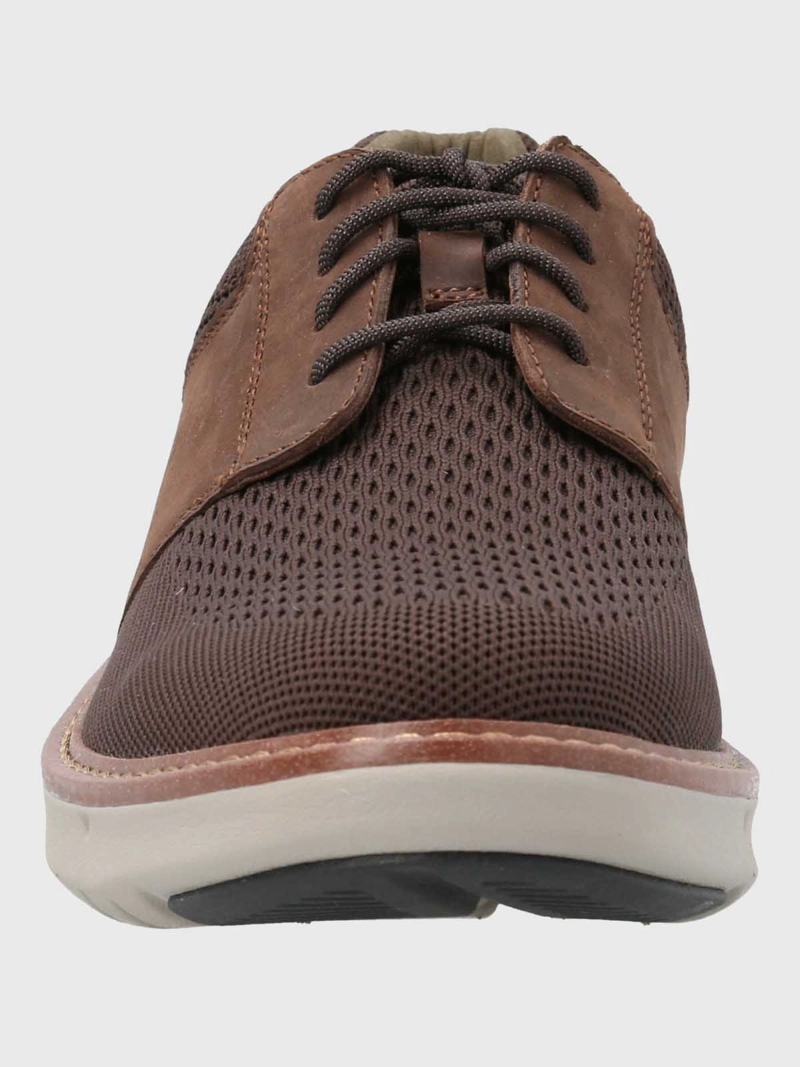 ZAPATO SMART HOMBRE HYBRID LACE CAFE  HUSH PUPPIES - 4