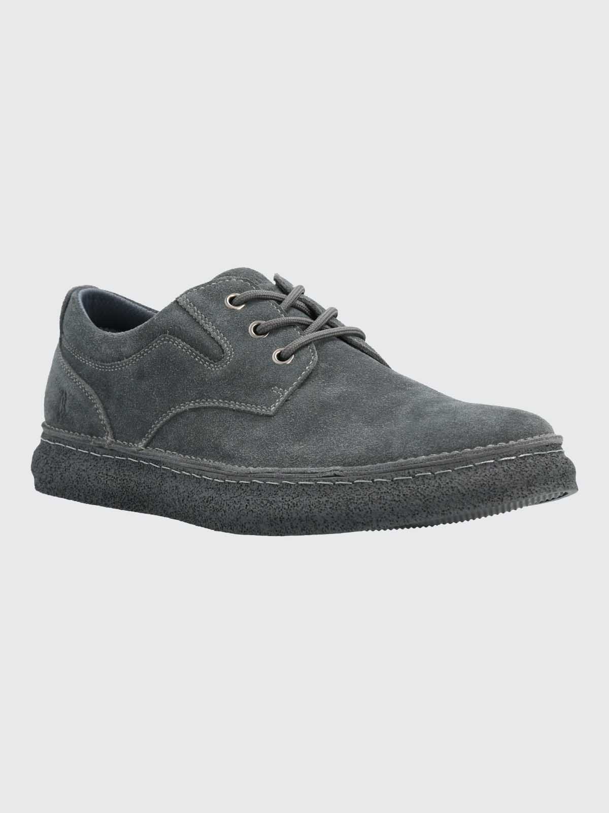 ZAPATILLA CUERO HOMBRE GARED GRIS HUSH PUPPIES - 1