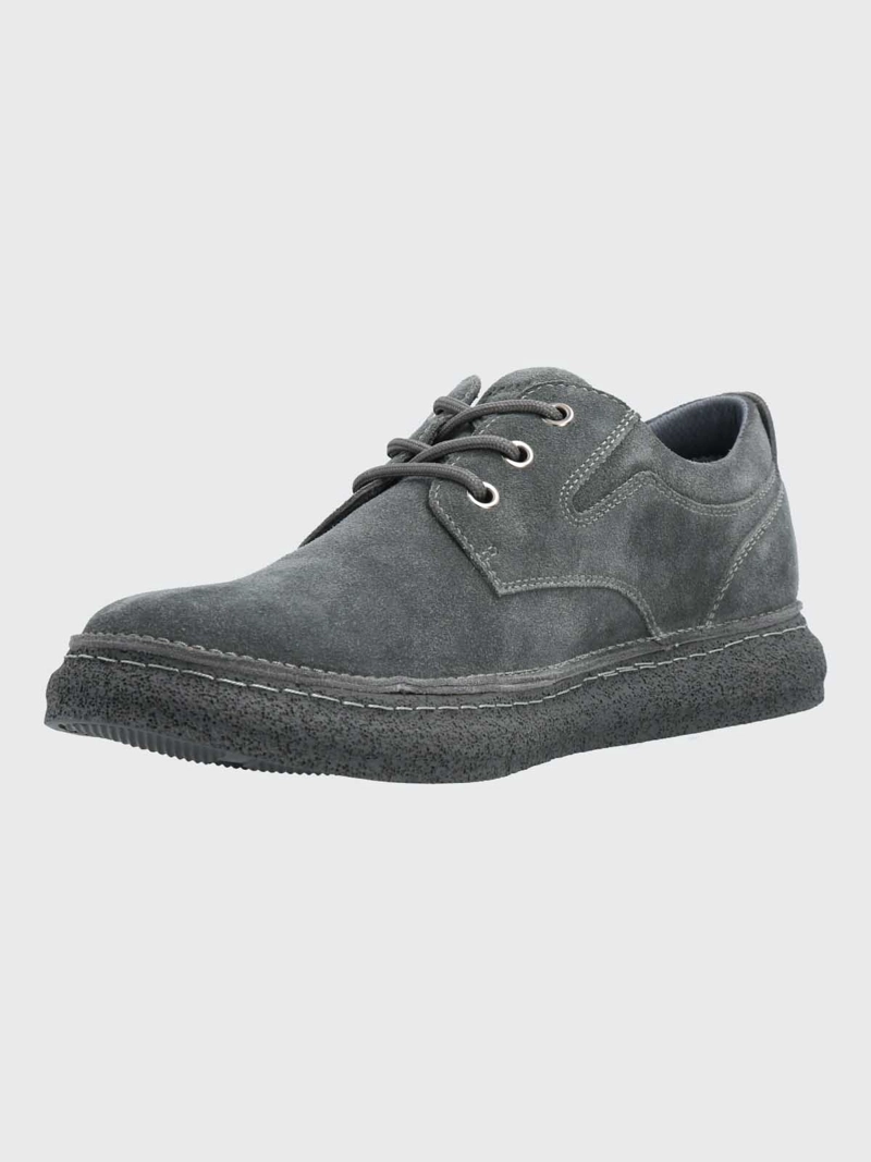 ZAPATILLA CUERO HOMBRE GARED GRIS HUSH PUPPIES - 5