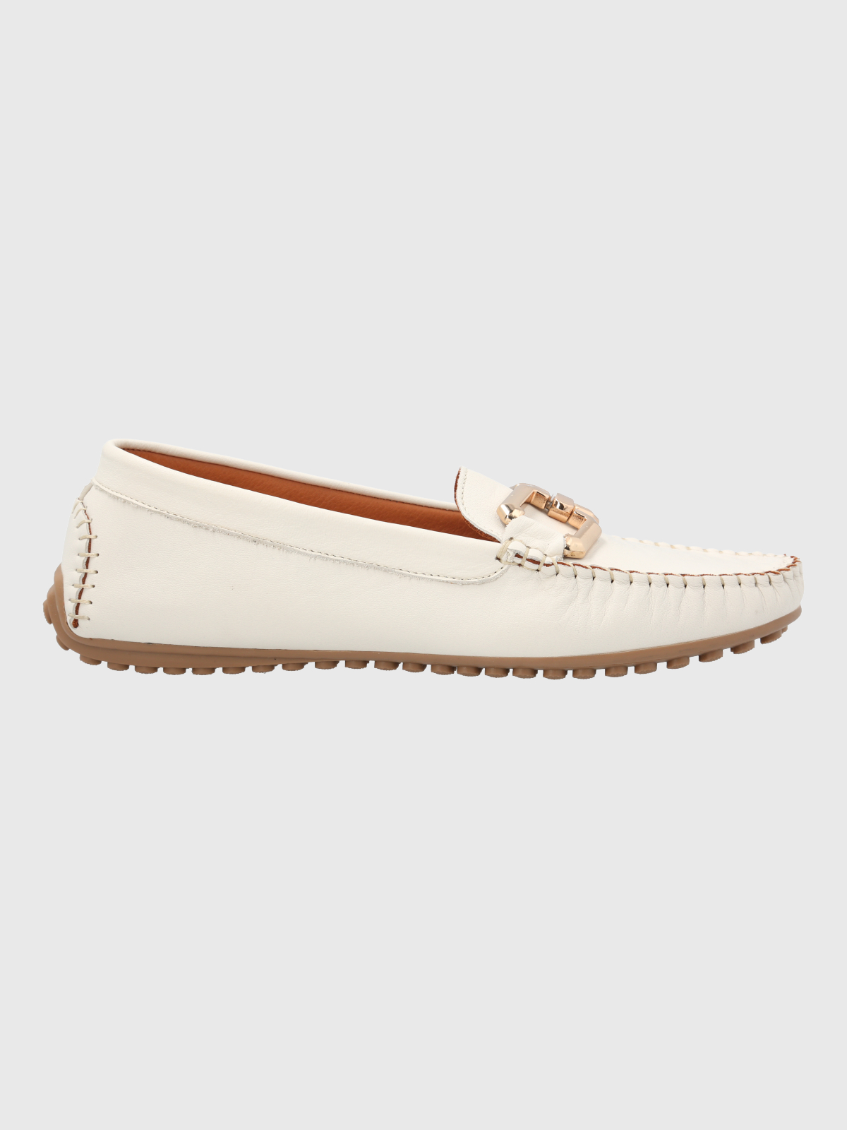 MOCASIN CUERO MUJER RODEO BLANCO HUSH PUPPIES - 2