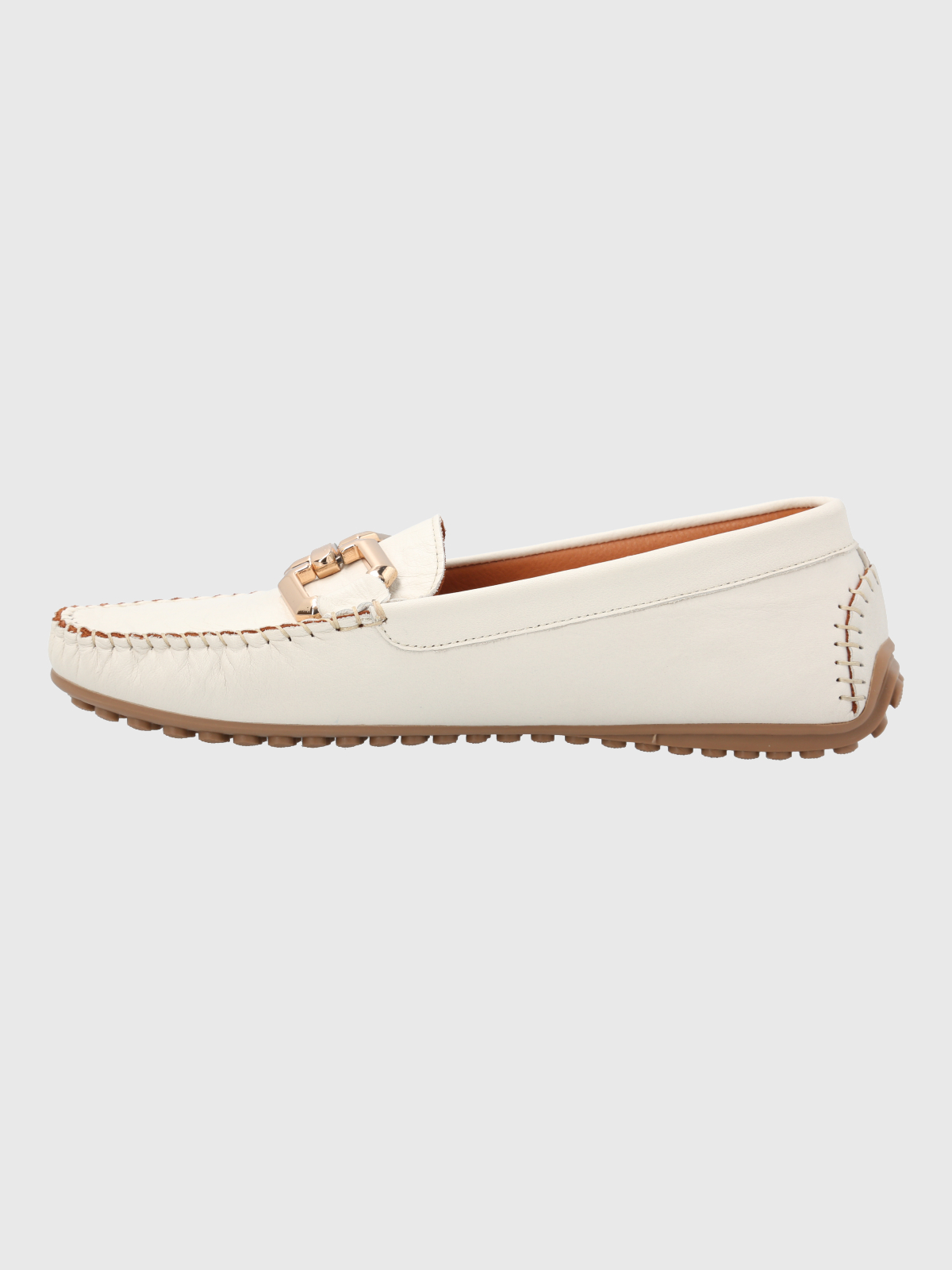 MOCASIN CUERO MUJER RODEO BLANCO HUSH PUPPIES - 6