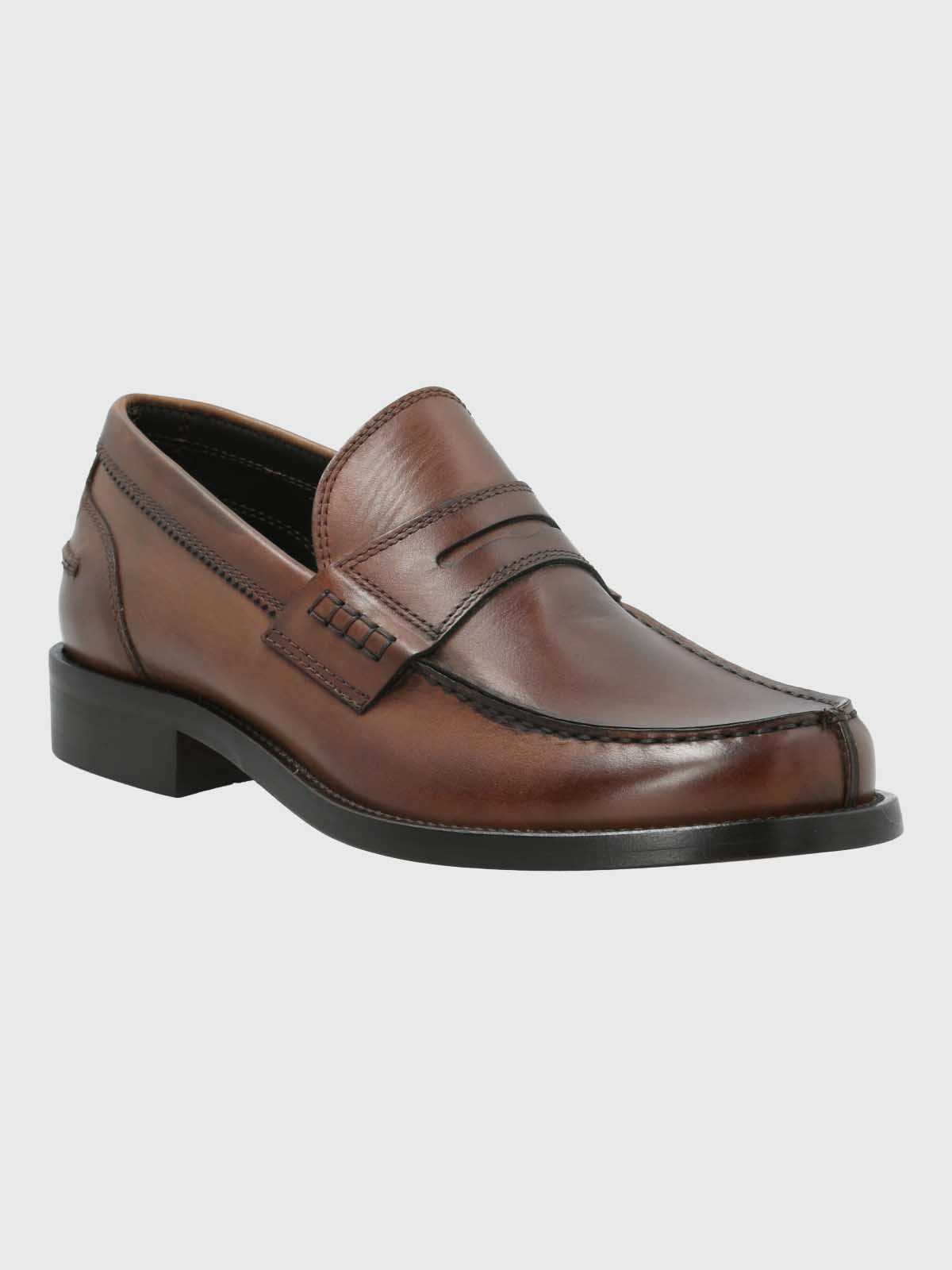 MOCASIN ITALIANO HOMBRE CUERO CAFE  HUSH PUPPIES - 1