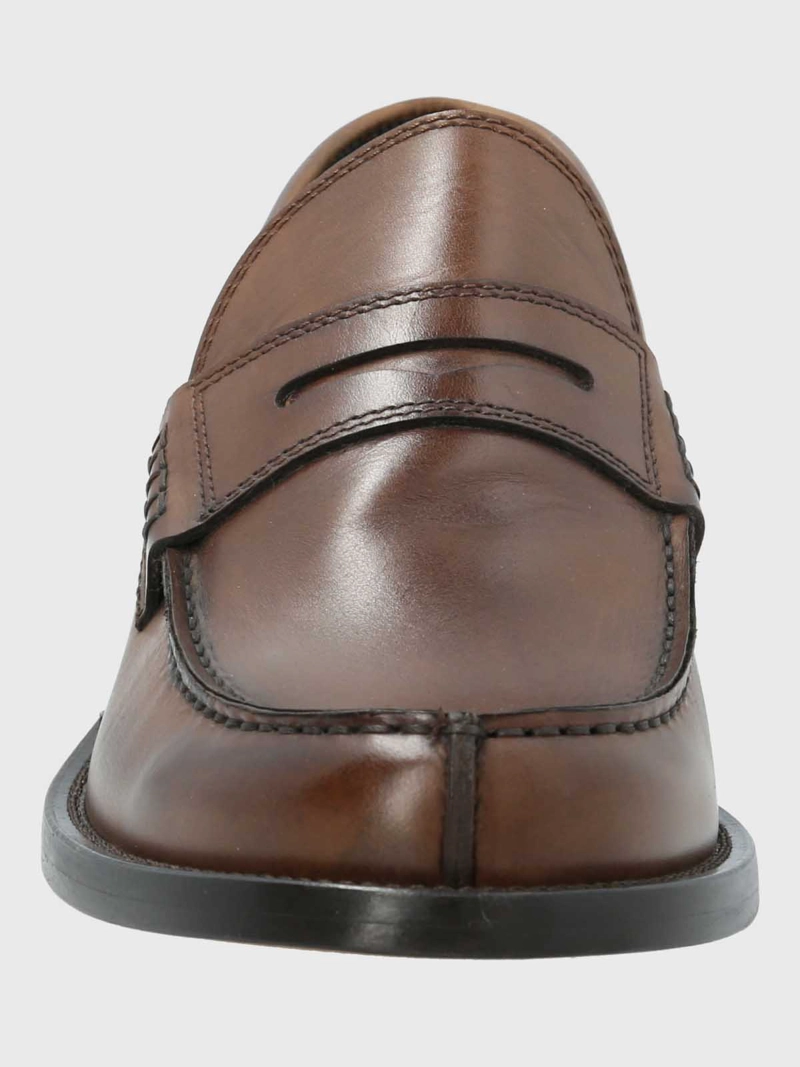 MOCASIN ITALIANO HOMBRE CUERO CAFE  HUSH PUPPIES - 4