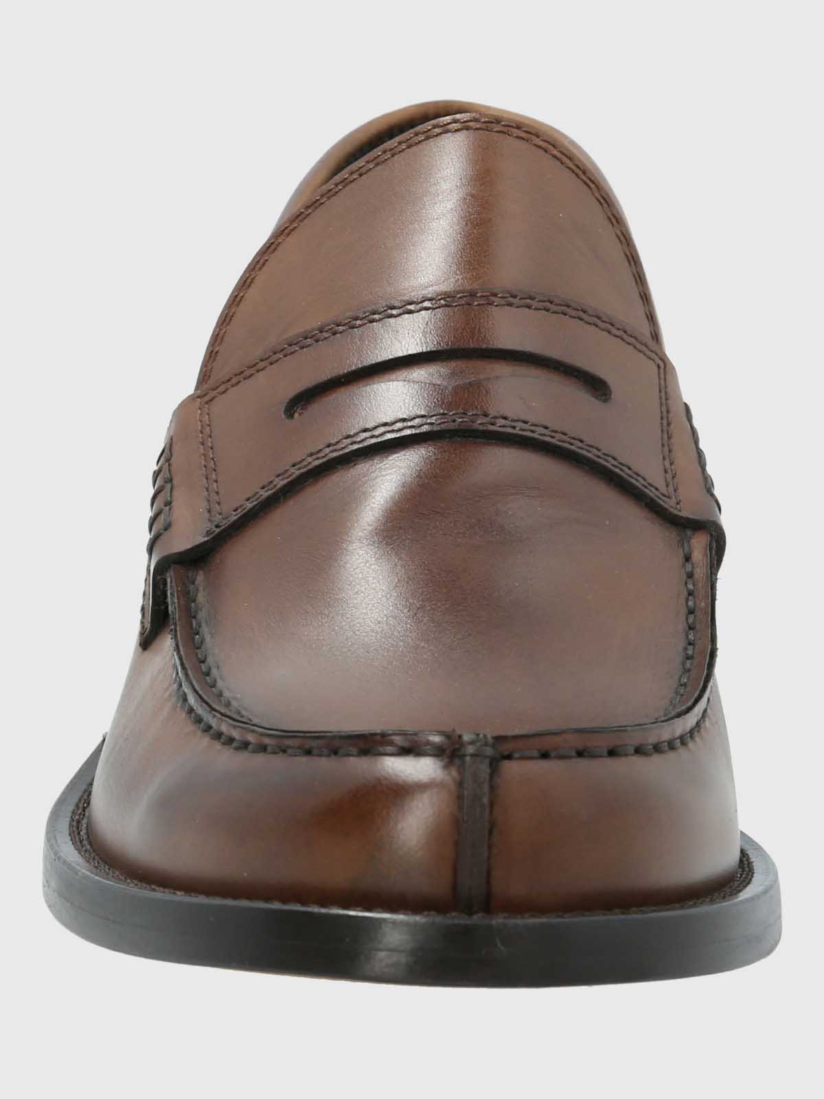 MOCASIN ITALIANO HOMBRE CUERO CAFE  HUSH PUPPIES - 4
