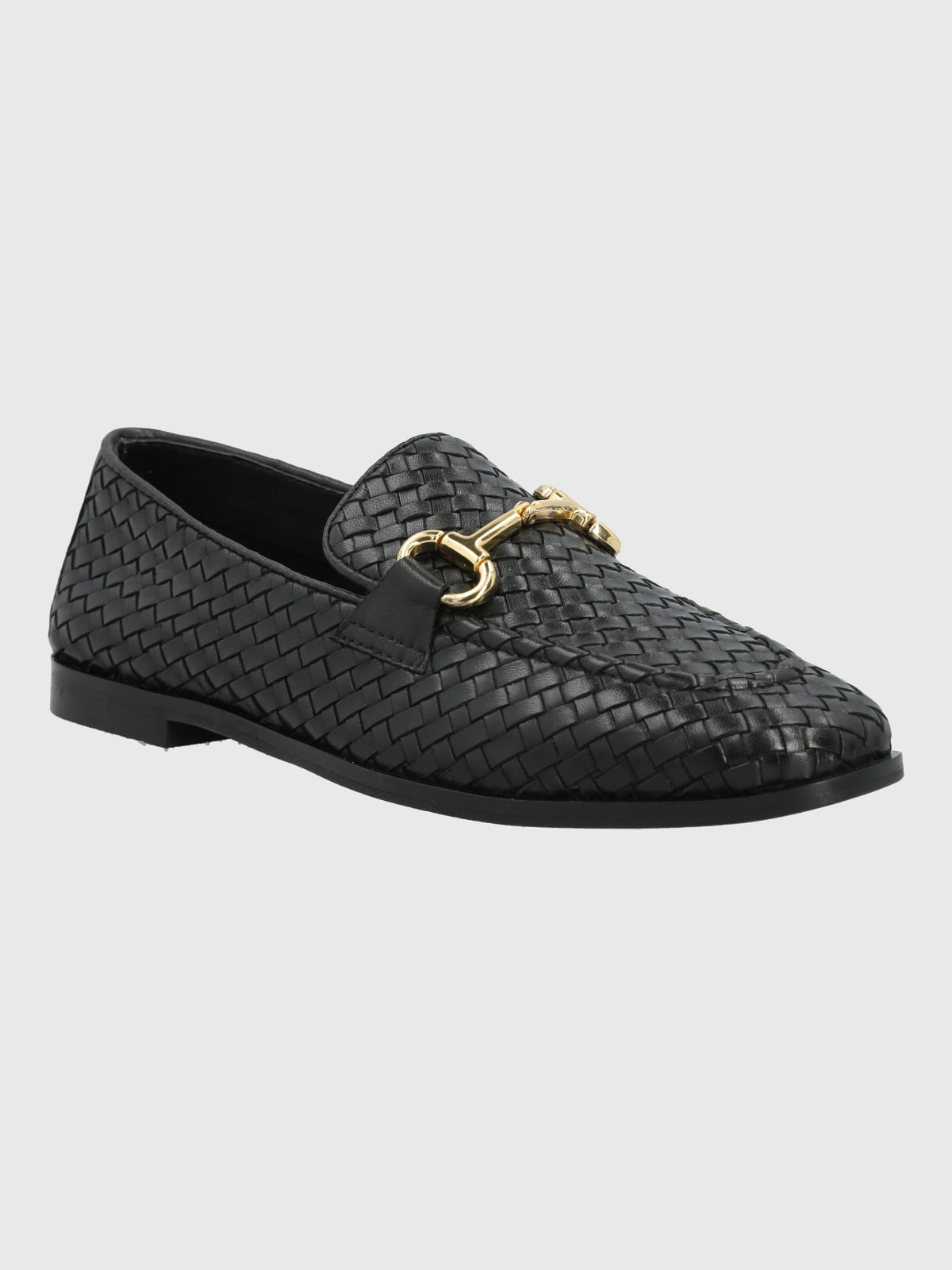 MOCASIN CUERO MUJER FEELS NEGRO HUSH PUPPIES - 1