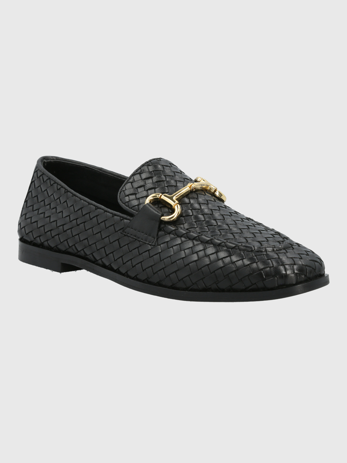 MOCASIN CUERO MUJER FEELS NEGRO HUSH PUPPIES - 1