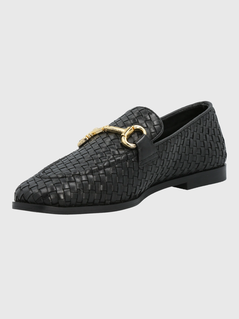MOCASIN CUERO MUJER FEELS NEGRO HUSH PUPPIES - 5