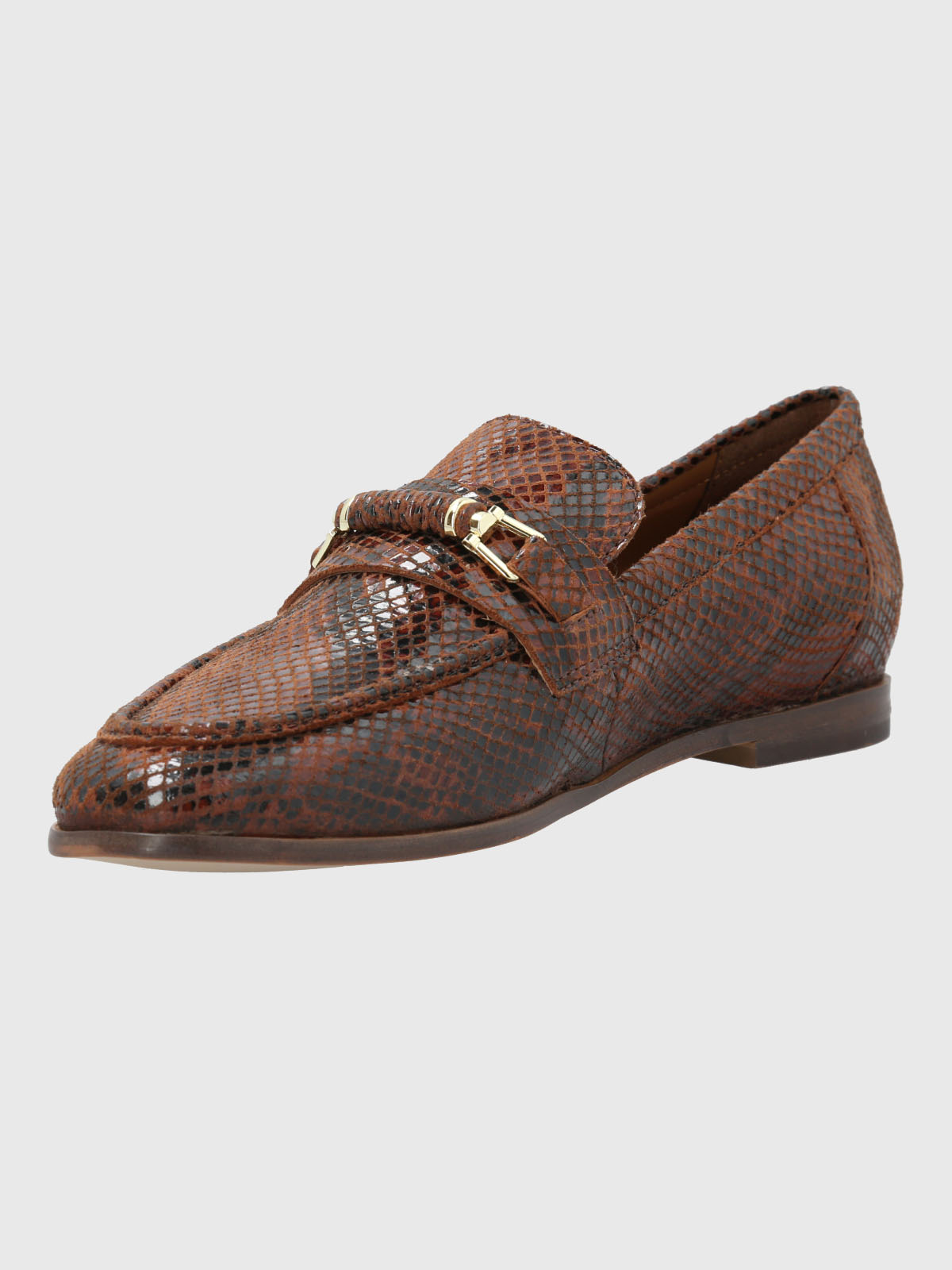 MOCASIN CUERO MUJER MADSEN CAFE  HUSH PUPPIES - 5