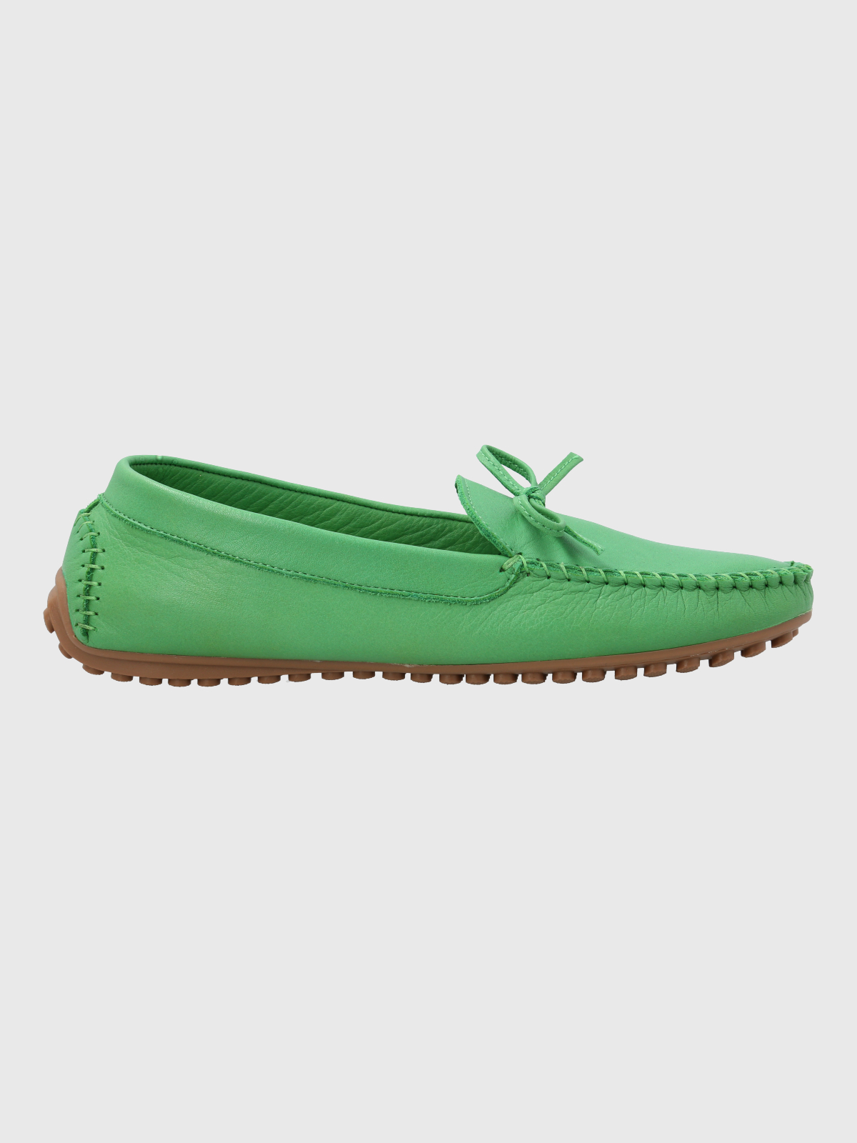 MOCASIN CUERO MUJER TADO VERDE HUSH PUPPIES - 2
