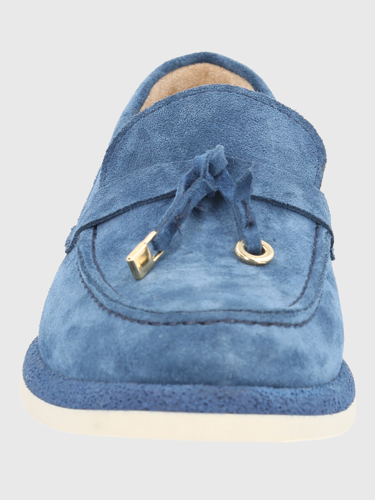 MOCASIN CUERO MUJER MARGOTT AZUL HUSH PUPPIES - 4