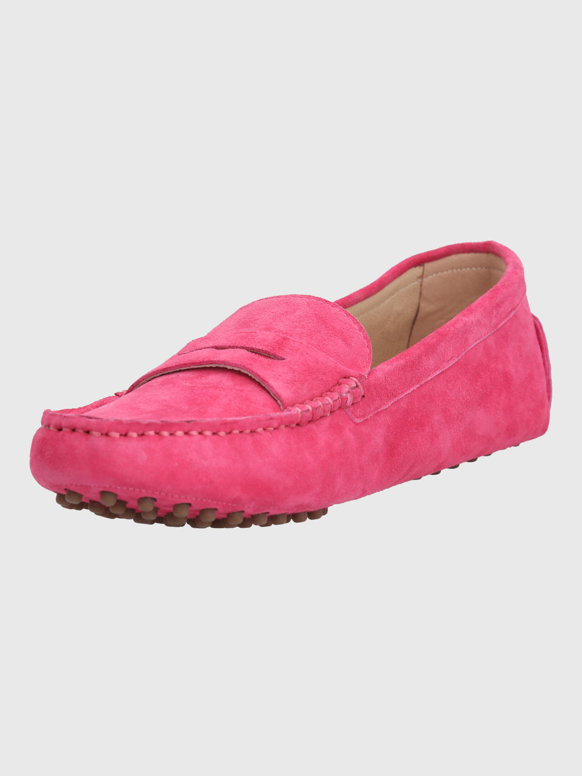 MOCASIN CUERO MUJER BAND ROSADO HUSH PUPPIES - 5