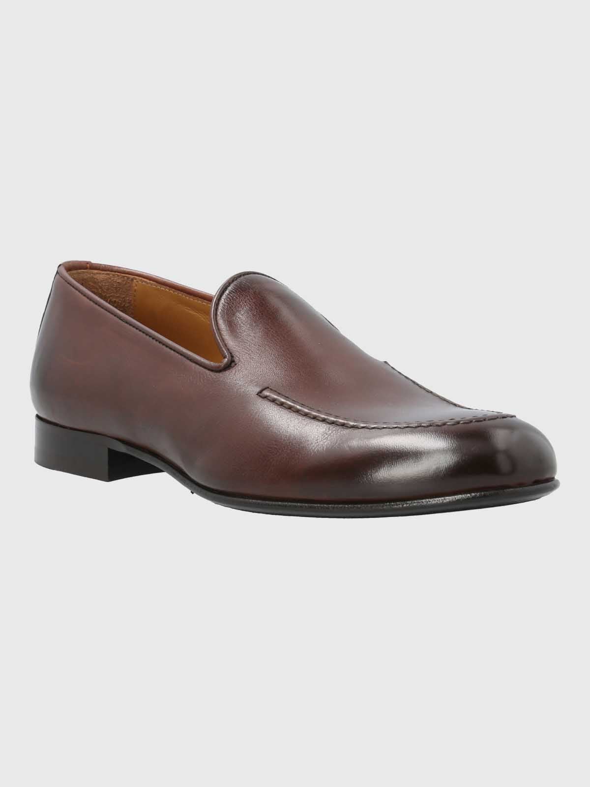 MOCASIN ITALIANO HOMBRE CUERO LUCCA CAFE  HUSH PUPPIES - 1