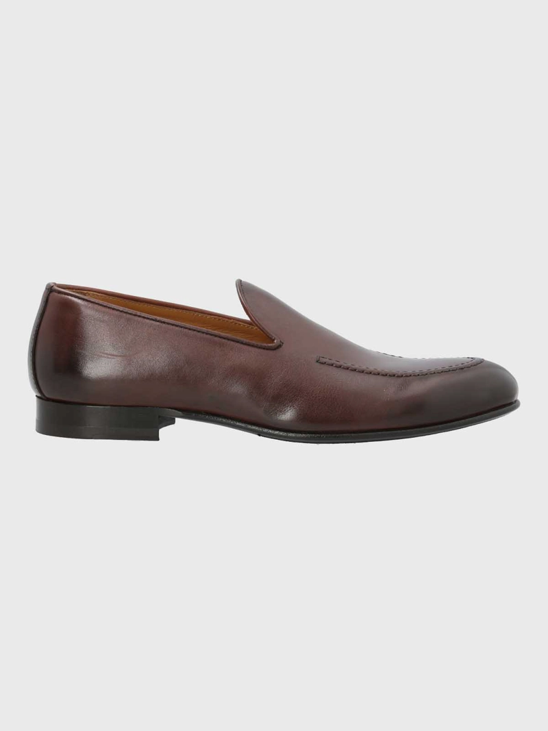 MOCASIN ITALIANO HOMBRE CUERO LUCCA CAFE  HUSH PUPPIES - 2