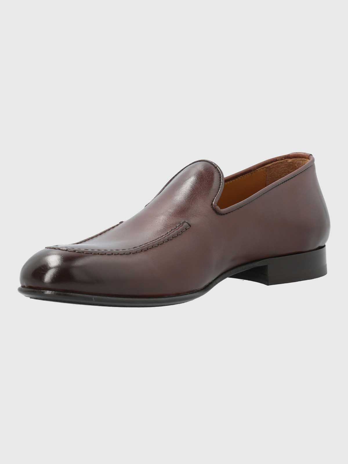 MOCASIN ITALIANO HOMBRE CUERO LUCCA CAFE  HUSH PUPPIES - 5