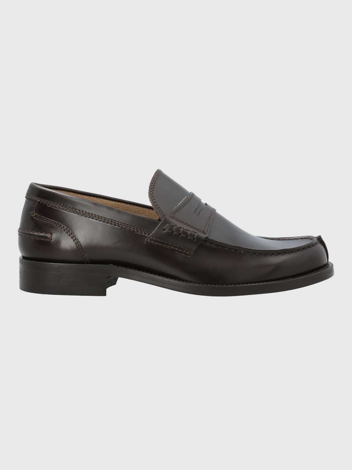 MOCASIN ITALIANO HOMBRE CUERO CAFE  OSCURO HUSH PUPPIES - 2