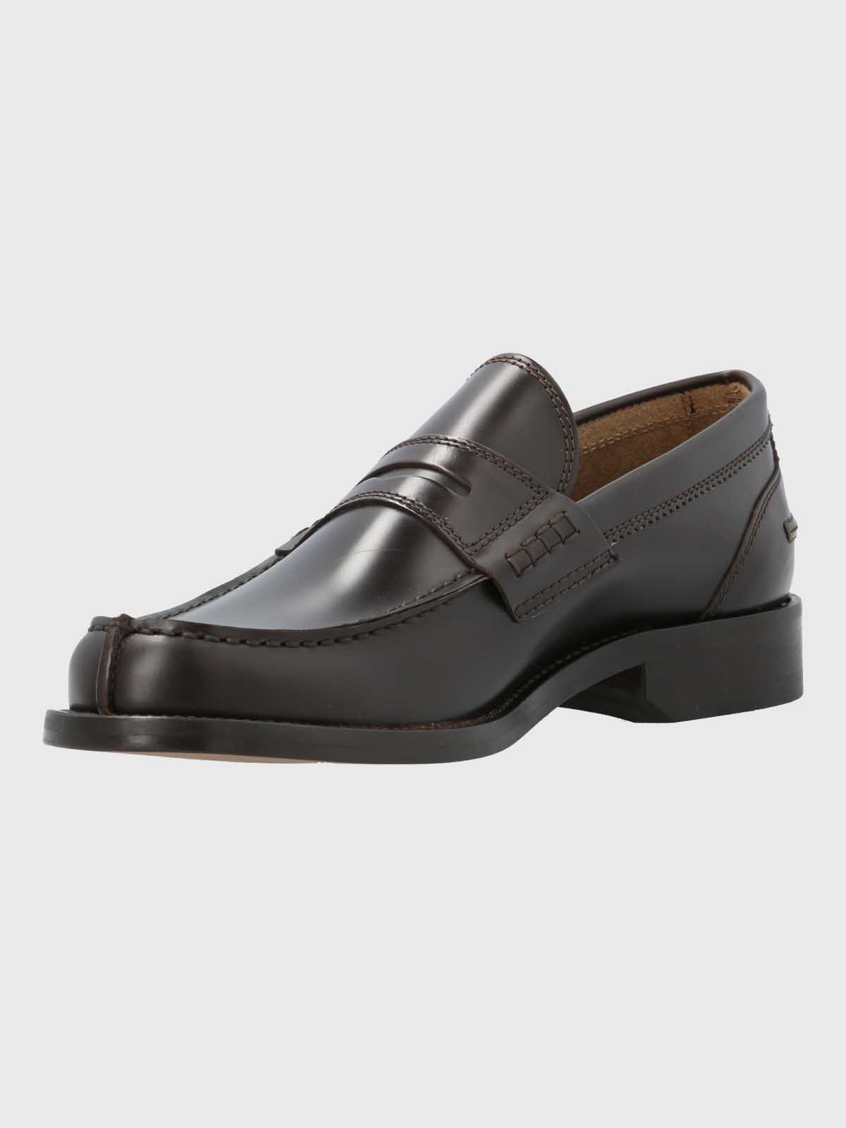 MOCASIN ITALIANO HOMBRE CUERO CAFE  OSCURO HUSH PUPPIES - 5
