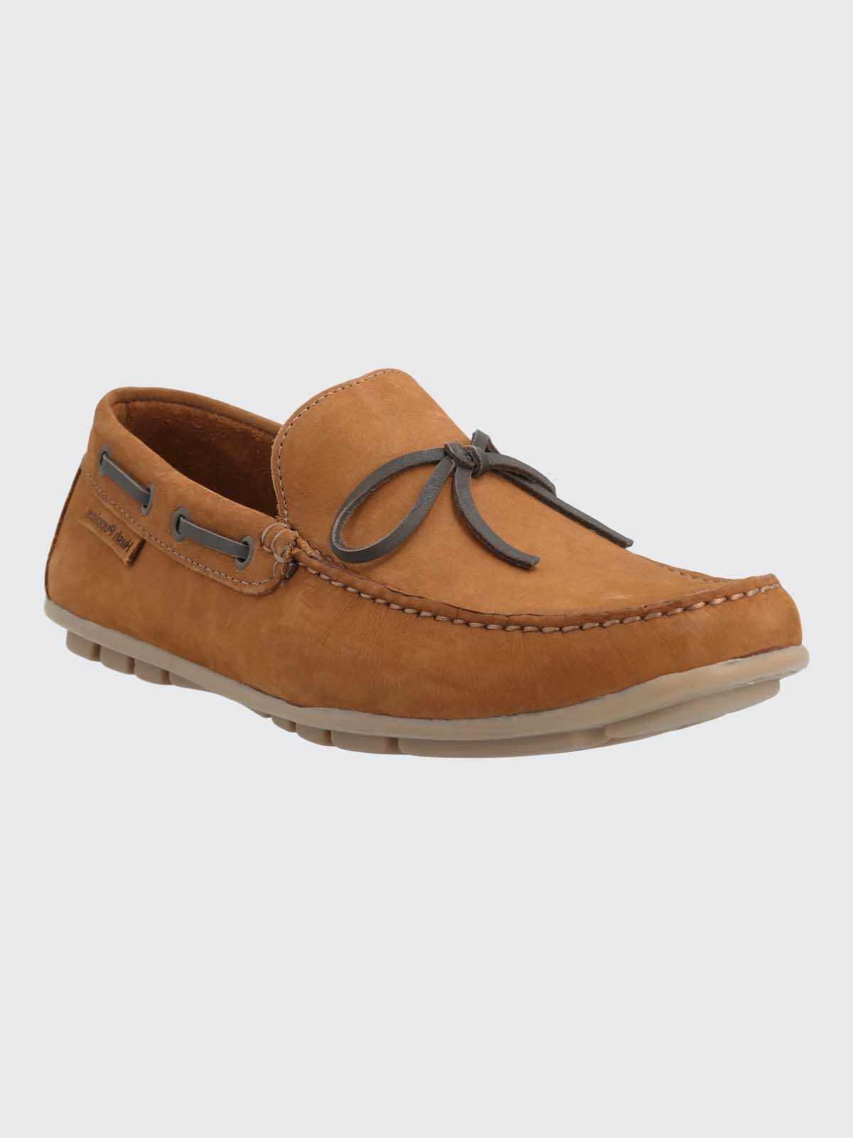 MOCASIN CUERO HOMBRE CROCE CAFE  HUSH PUPPIES - 1