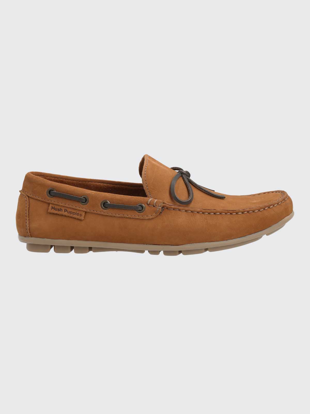 MOCASIN CUERO HOMBRE CROCE CAFE  HUSH PUPPIES - 2