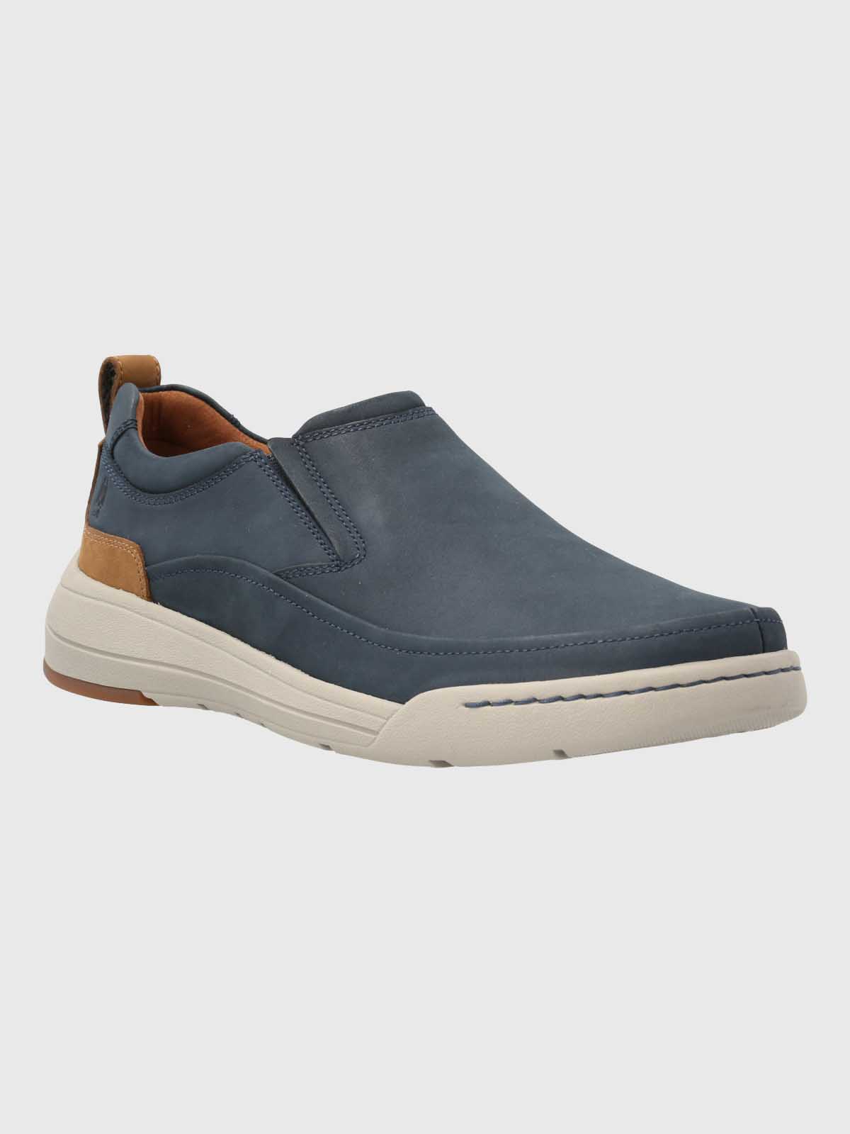 ZAPATO HOMBRE CUERO HUNT AZUL HUSH PUPPIES - 1