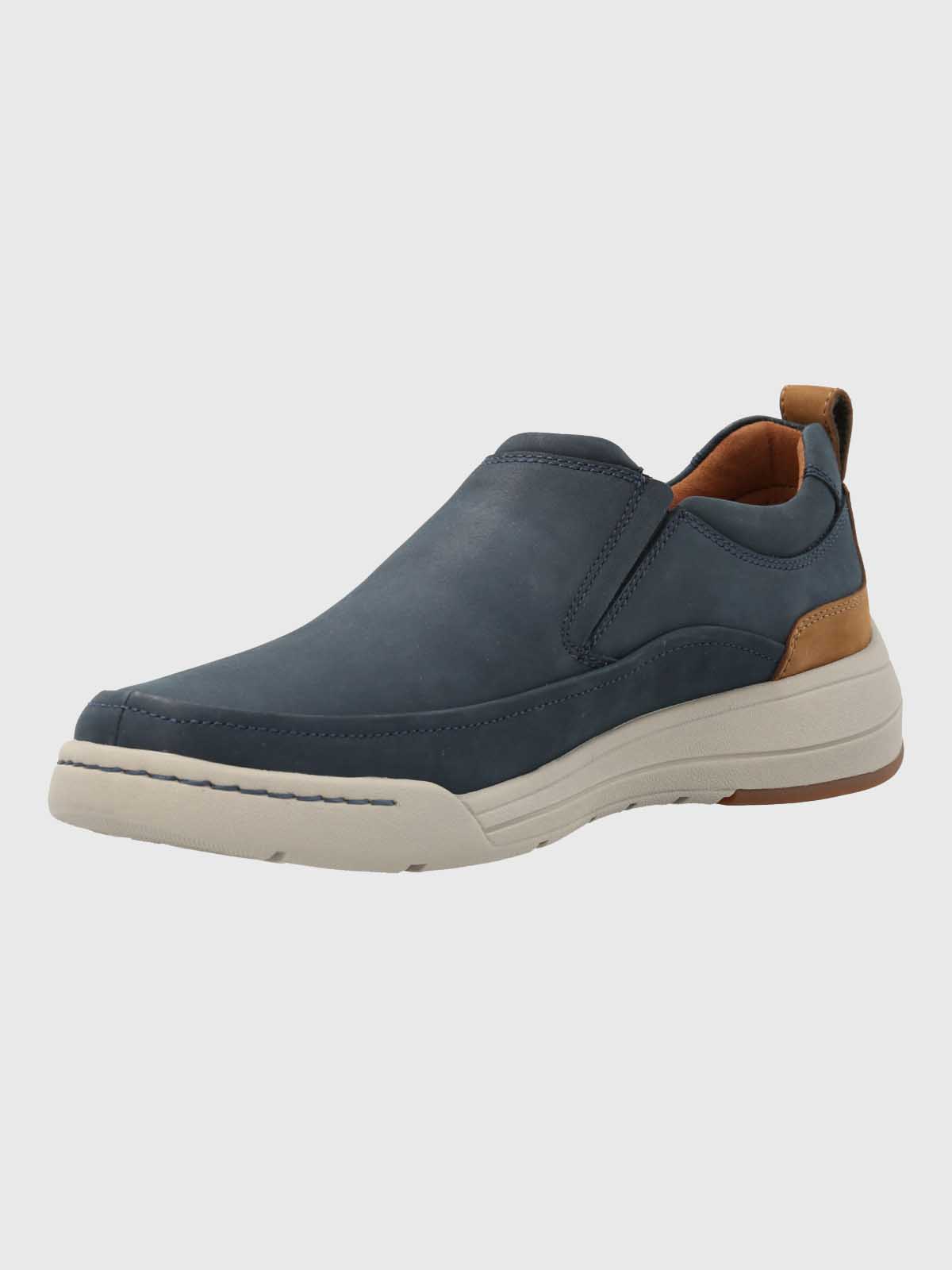 ZAPATO HOMBRE CUERO HUNT AZUL HUSH PUPPIES - 5