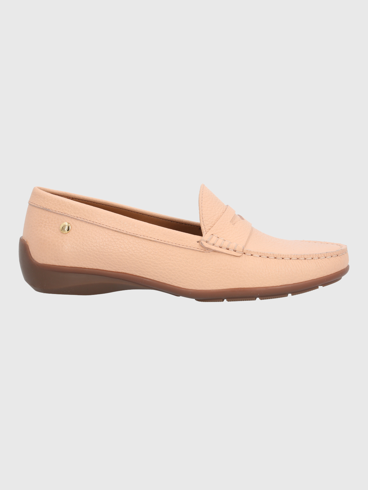 MOCASIN CUERO MUJER NATALIA II ROSADO HUSH PUPPIES - 2