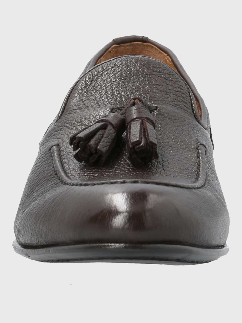 MOCASIN ITALIANO HOMBRE CUERO CAFE  HUSH PUPPIES - 4