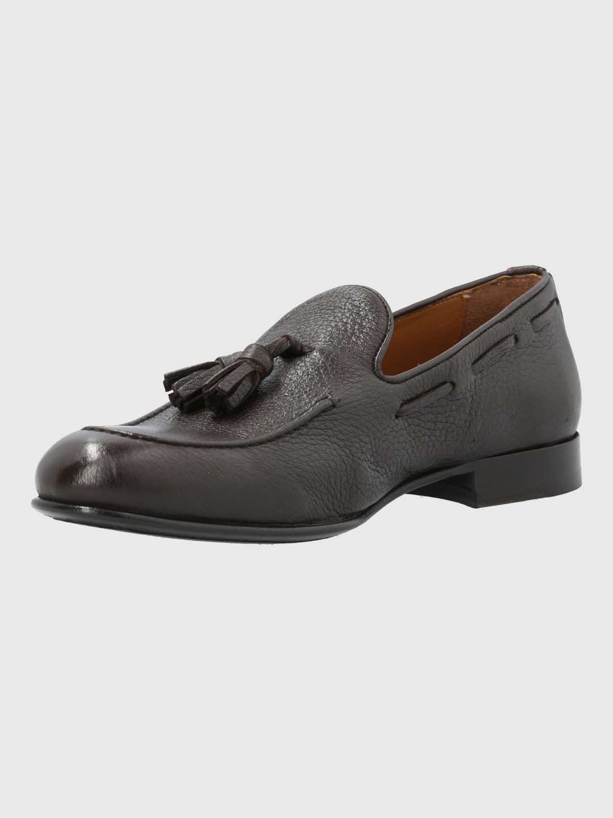 MOCASIN ITALIANO HOMBRE CUERO CAFE  HUSH PUPPIES - 5