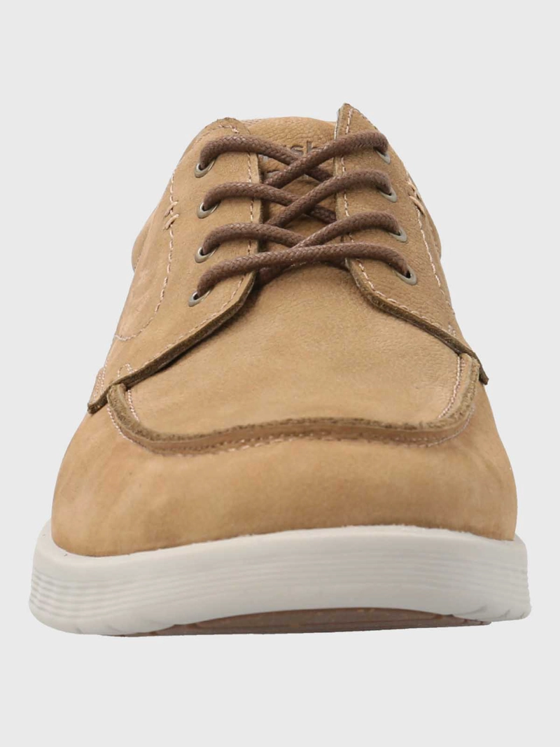 ZAPATO CUERO HOMBRE SPINAL BROKE CAFE  HUSH PUPPIES - 4