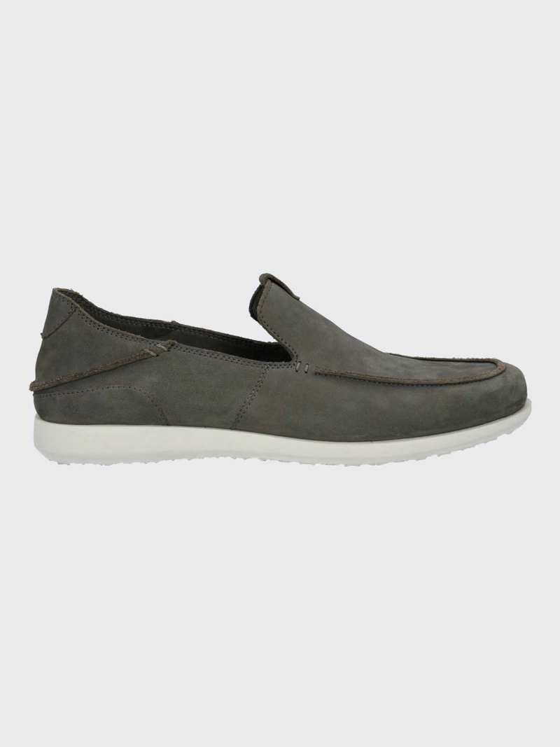 MOCASIN CUERO HOMBRE WELSH GRIS HUSH PUPPIES - 2