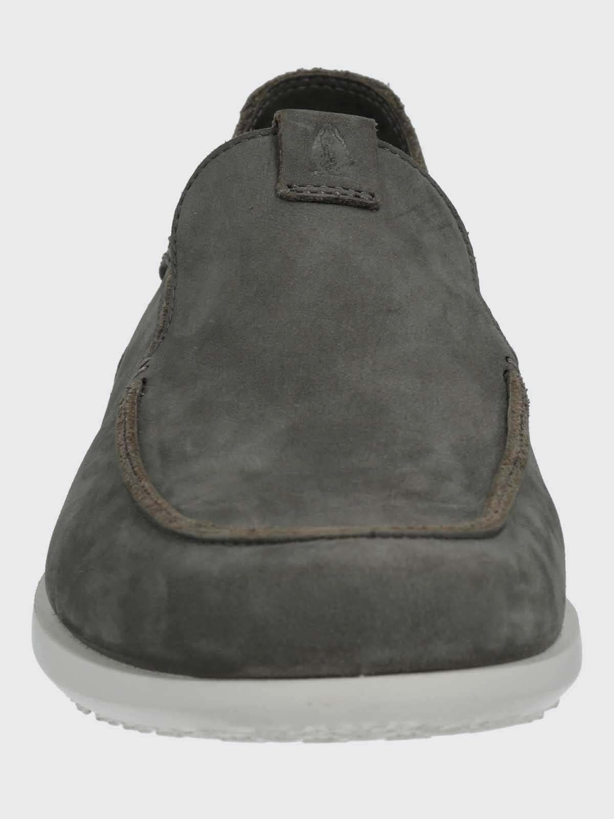 MOCASIN CUERO HOMBRE WELSH GRIS HUSH PUPPIES - 4