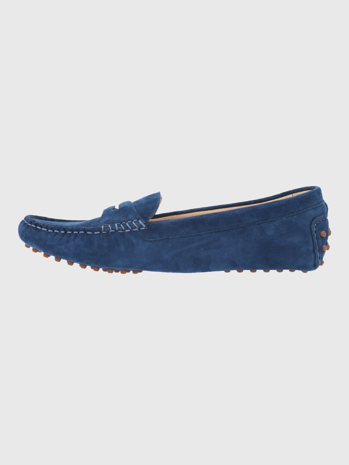 MOCASIN CUERO MUJER BAND AZUL HUSH PUPPIES - 5
