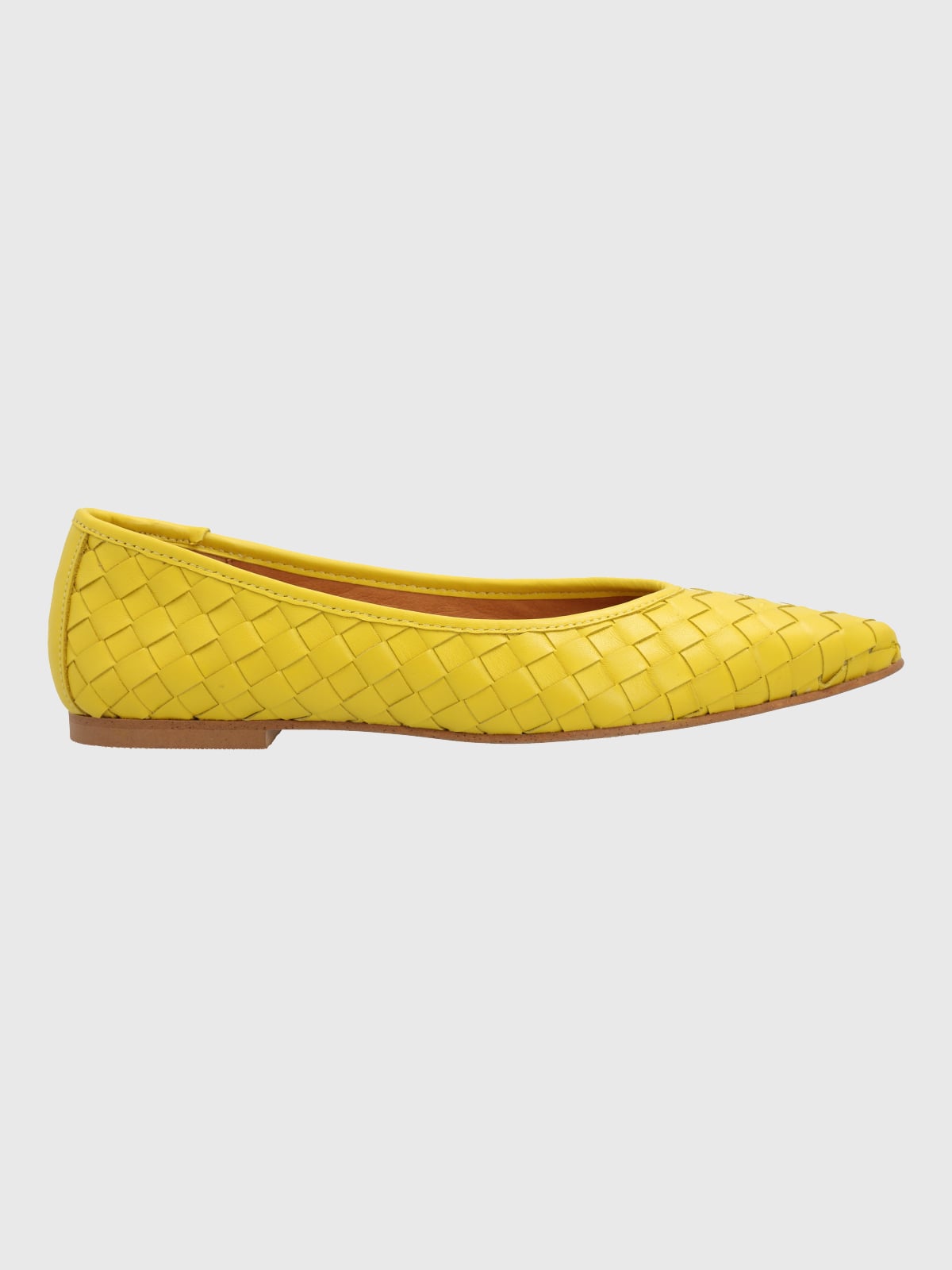 BALLERINA CUERO MUJER FABIOLA AMARILLA HUSH PUPPIES - 2