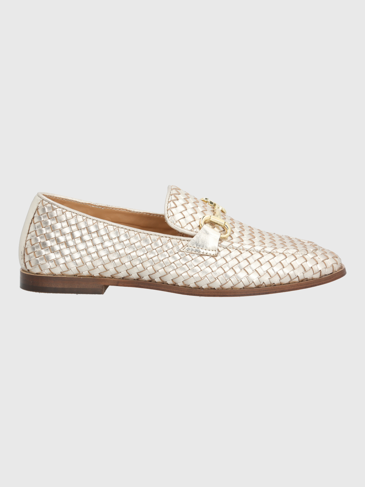 MOCASIN CUERO MUJER FEELS METALIZADO HUSH PUPPIES - 2
