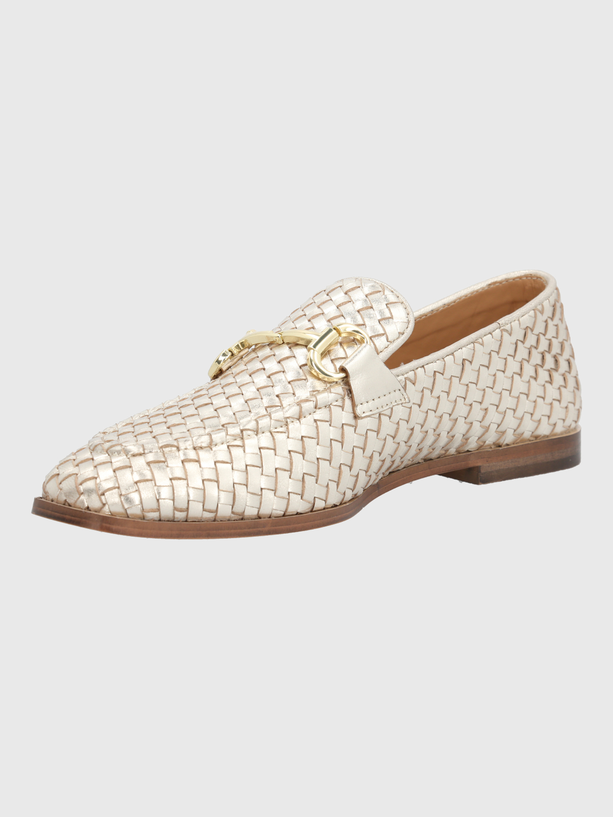 MOCASIN CUERO MUJER FEELS METALIZADO HUSH PUPPIES - 5