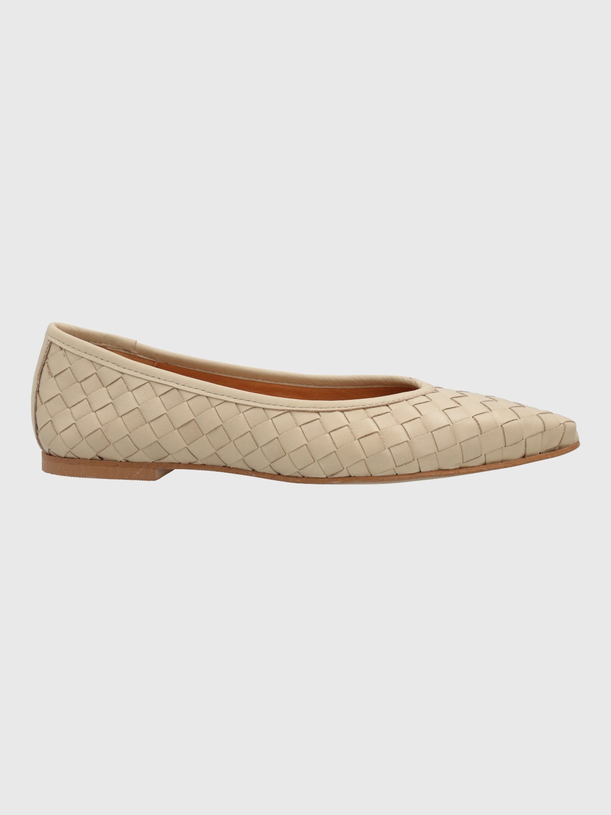 BALLERINA CUERO MUJER FABIOLA BEIGE HUSH PUPPIES - 2
