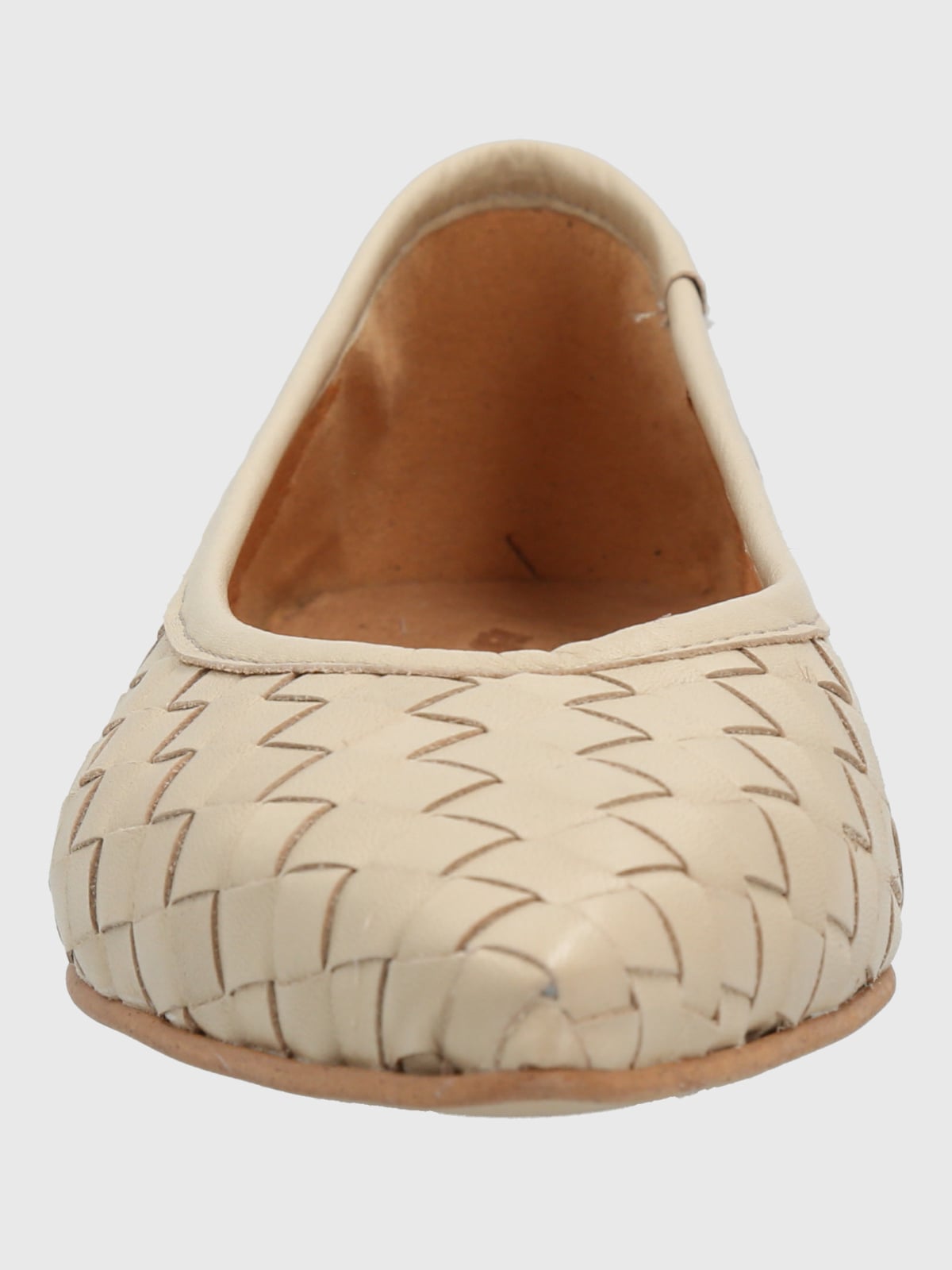 BALLERINA CUERO MUJER FABIOLA BEIGE HUSH PUPPIES - 4