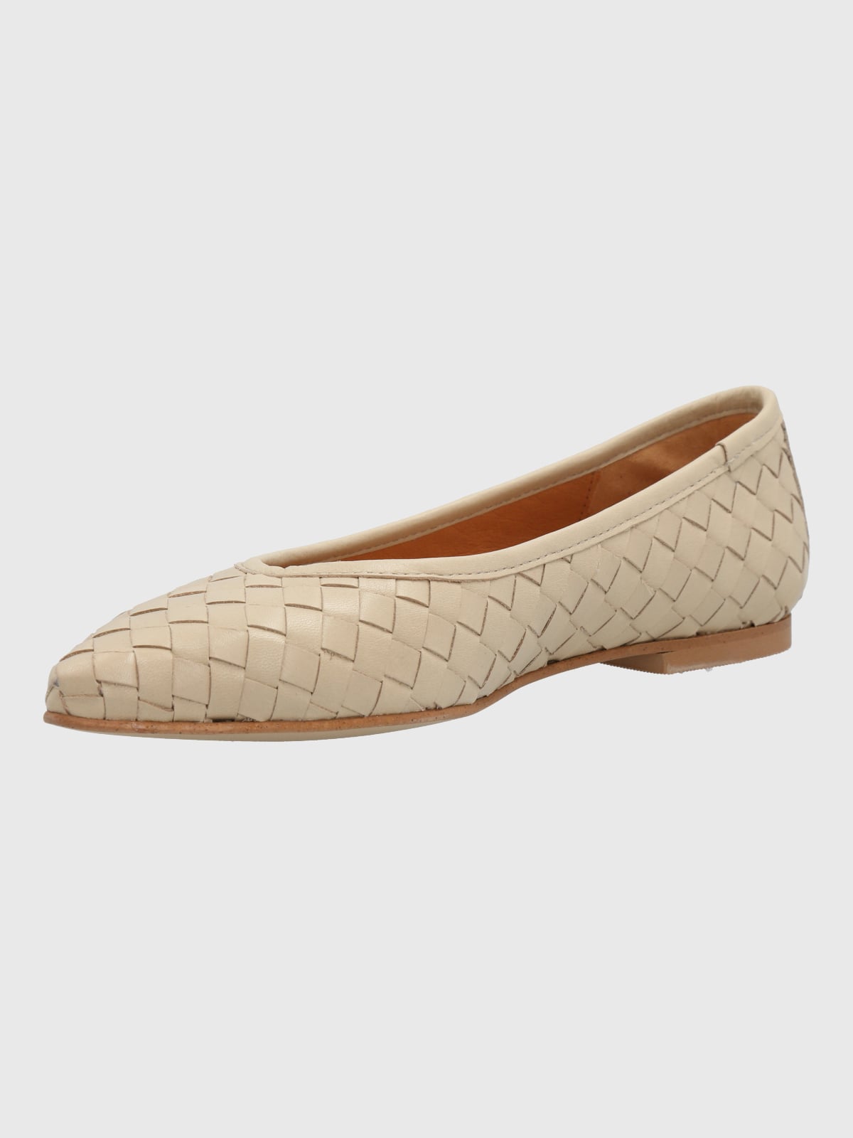 BALLERINA CUERO MUJER FABIOLA BEIGE HUSH PUPPIES - 5
