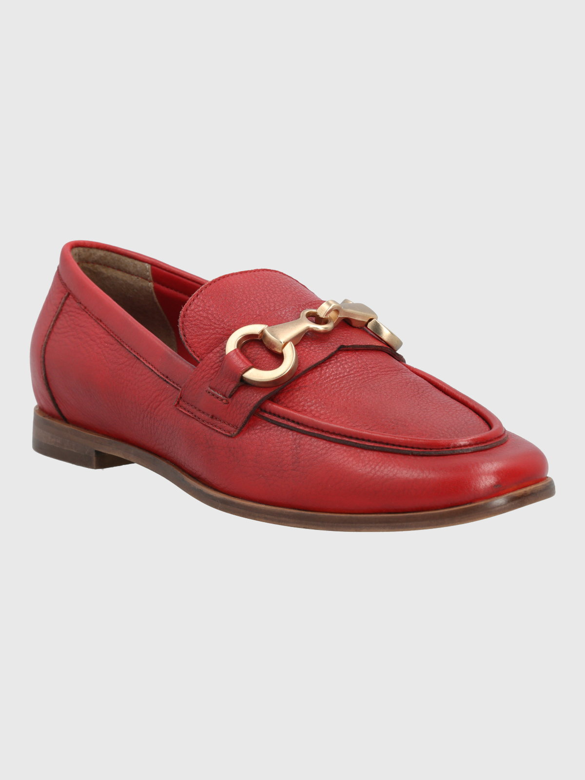 MOCASIN CUERO MUJER POPLIN ROJO HUSH PUPPIES - 1