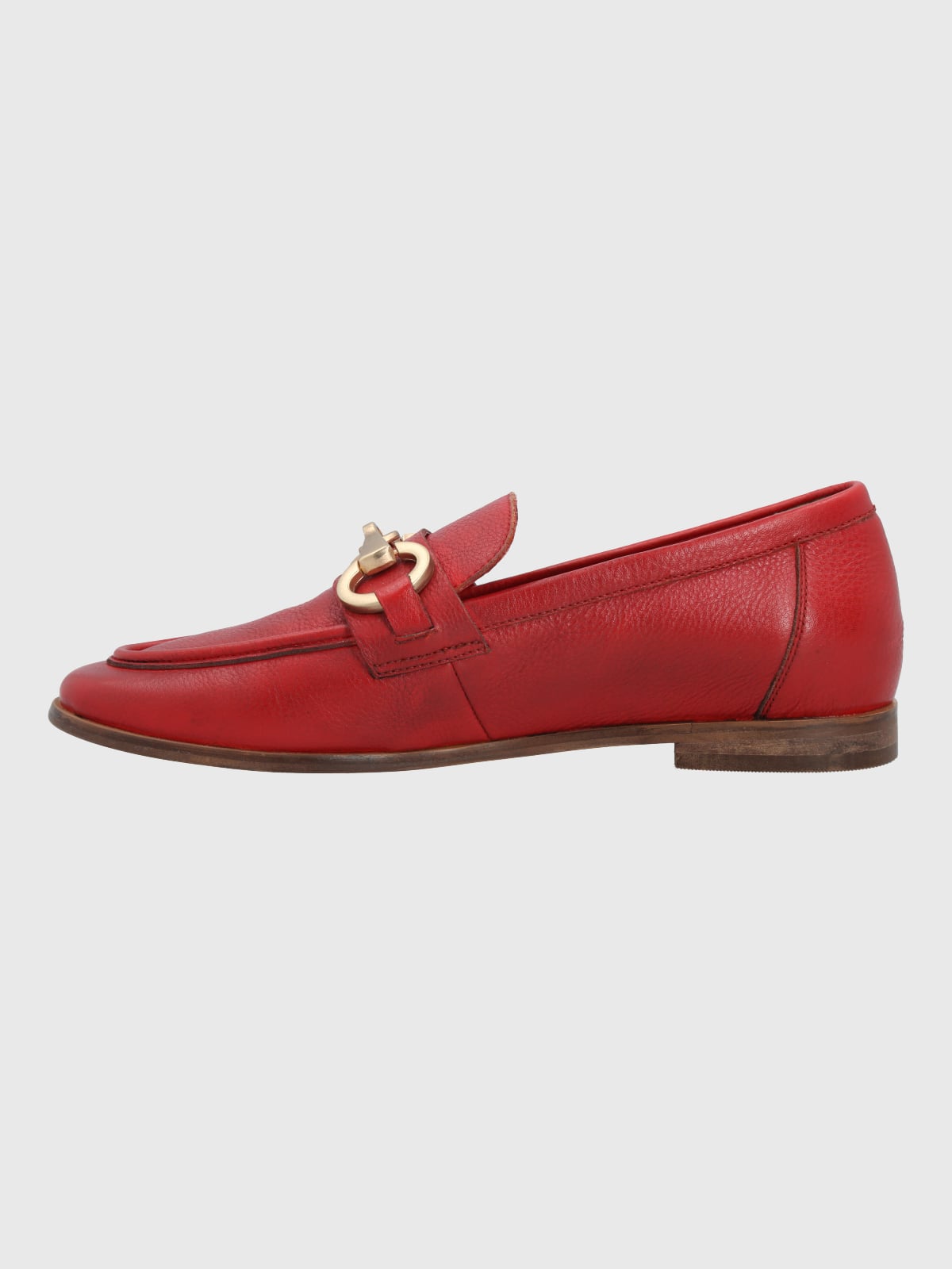 MOCASIN CUERO MUJER POPLIN ROJO HUSH PUPPIES - 5