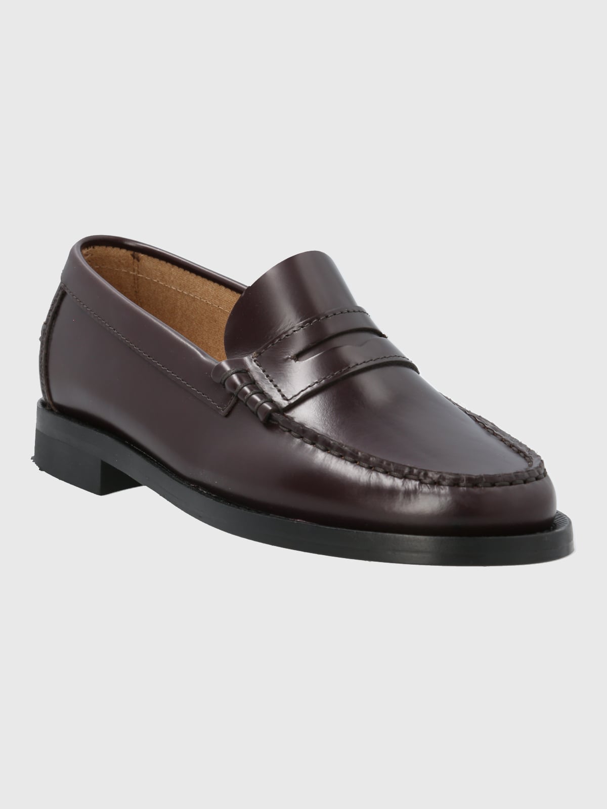 MOCASIN MUJER ITALIANO CUERO MADRI BURDEO HUSH PUPPIES - 1