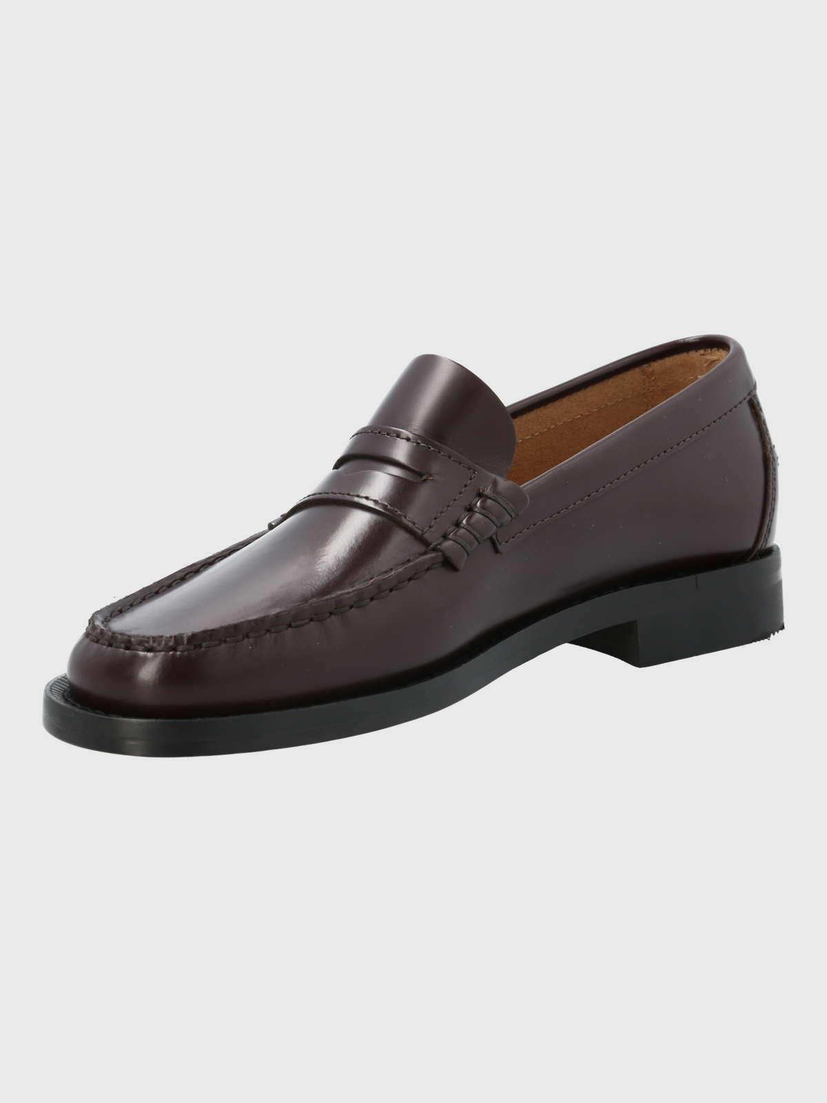 MOCASIN MUJER ITALIANO CUERO MADRI BURDEO HUSH PUPPIES - 5