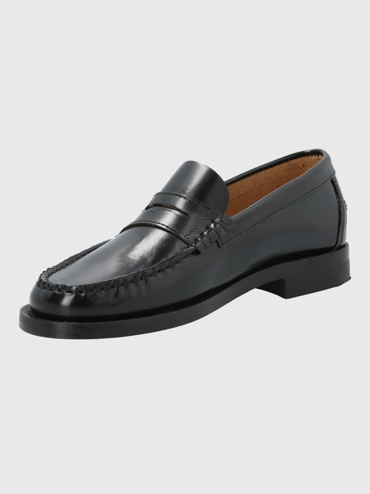 MOCASIN MUJER ITALIANO CUERO MADRI NEGRO HUSH PUPPIES - 5