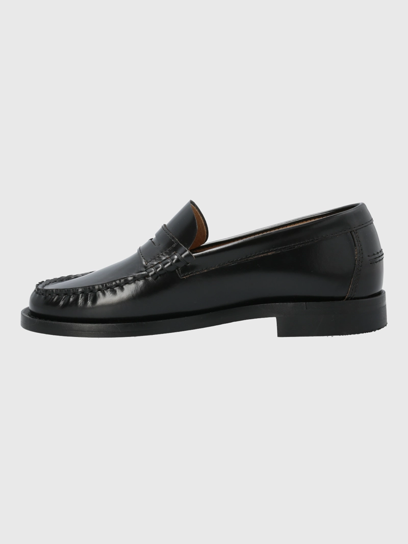 MOCASIN MUJER ITALIANO CUERO MADRI NEGRO HUSH PUPPIES - 6