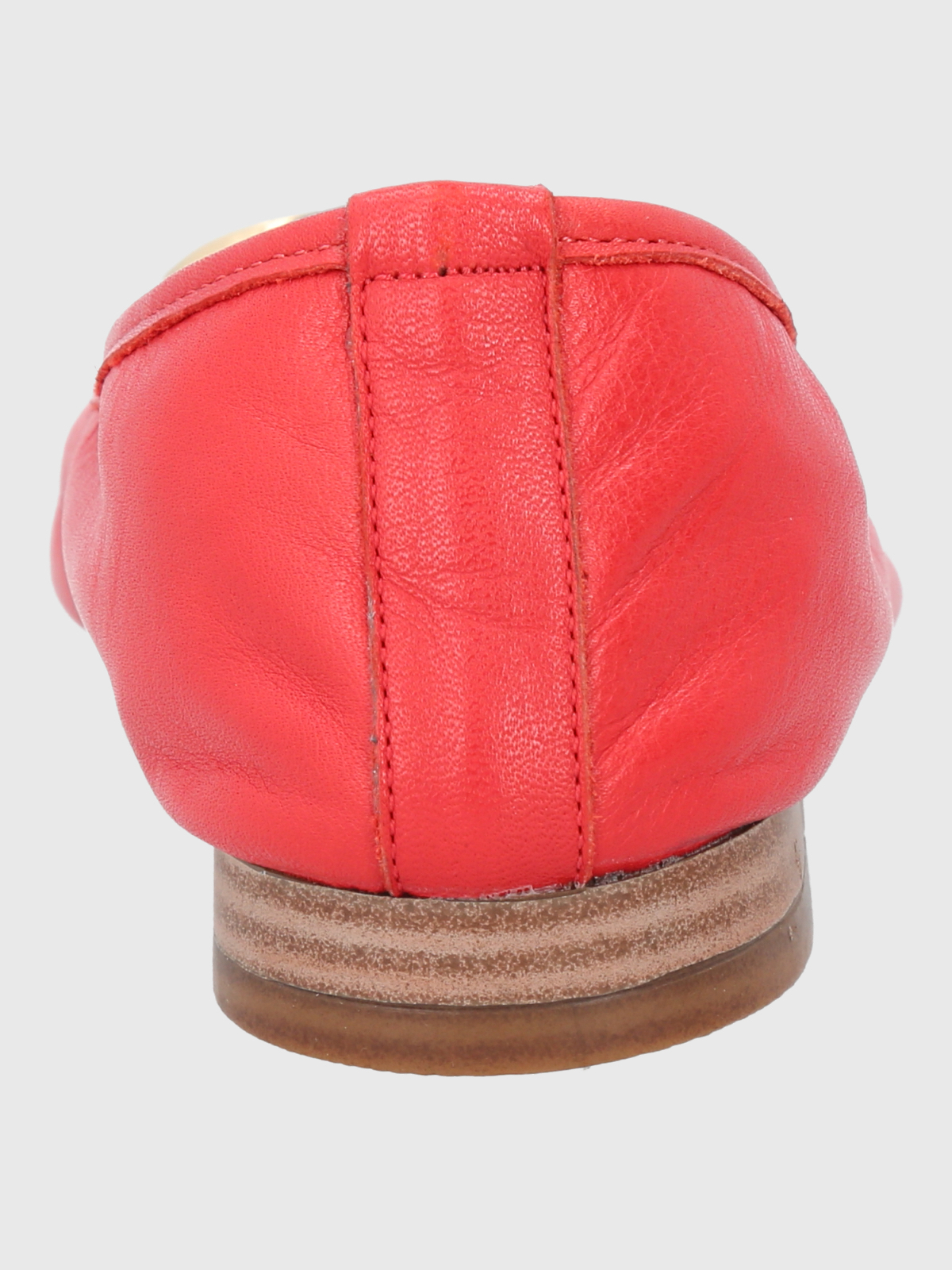 BALLERINA VESTIR MUJER CUERO KENZIE ROJA HUSH PUPPIES - 7