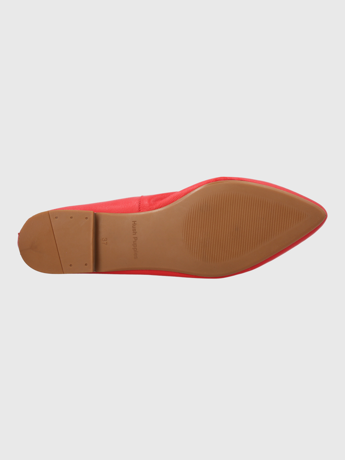 BALLERINA VESTIR MUJER CUERO KENZIE ROJA HUSH PUPPIES - 8