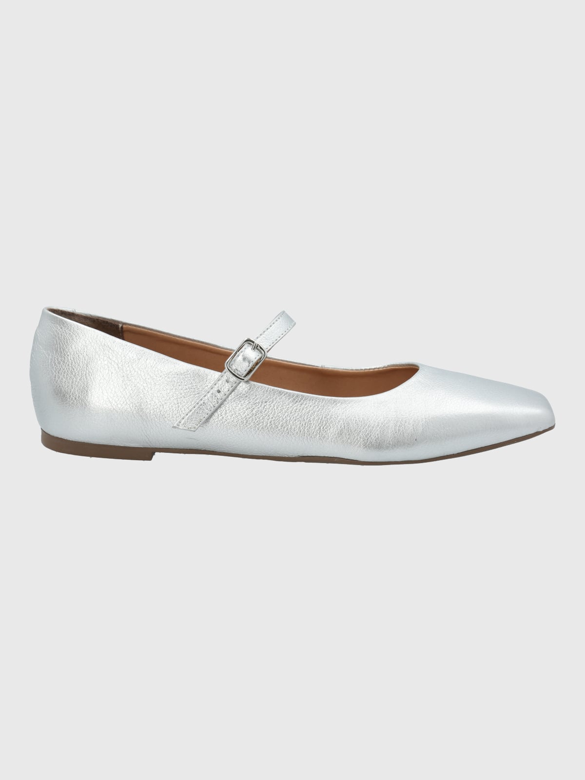 BALLERINA CUERO MUJER LOVERE METALIZADA HUSH PUPPIES - 2