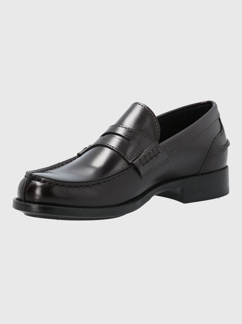 MOCASIN MUJERITALIANO CUERO ROZATO BURDEO HUSH PUPPIES - 5