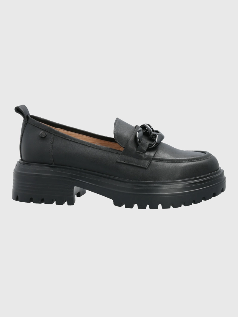 MOCASIN CUERO MUJER LEBONI NEGRO HUSH PUPPIES - 2